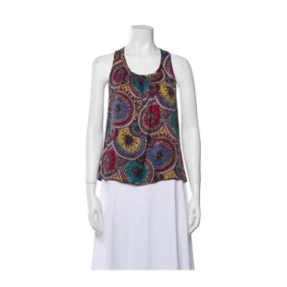 Marc Jacobs Silk Printed Top - Picture 1 of 3